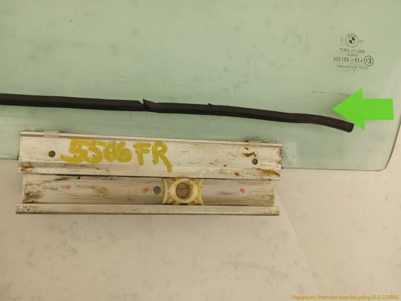 BMW 735i Passenger Right Front Door Glass