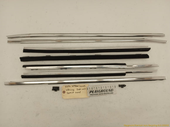 BMW 735i Set Of Exterior Window Sweep Trim