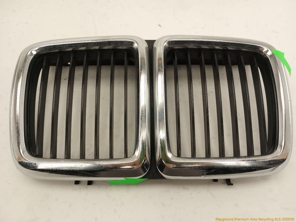 BMW 735i Set Of 3 Front Bumper Upper Grille