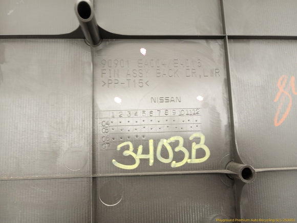 Nissan Xterra Liftgate Trim