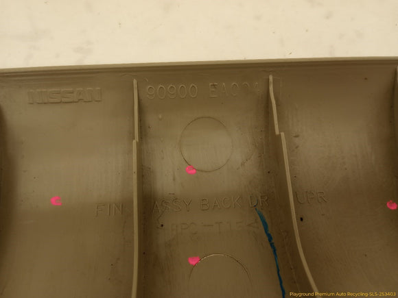 Nissan Xterra Rear Hatch Upper Trim