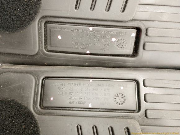 Chrysler Crossfire Pair Of Front All Weather Floor Mats