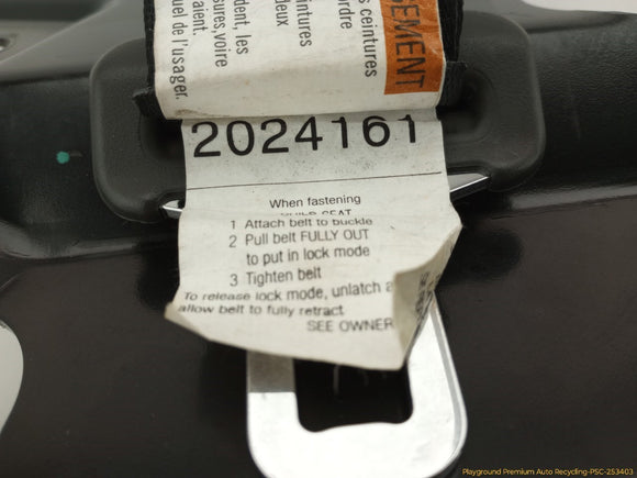 Nissan Xterra Rear Center Upper Seat Belt Retractor