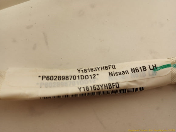 Nissan Xterra Driver Left Side Curtain Airbag