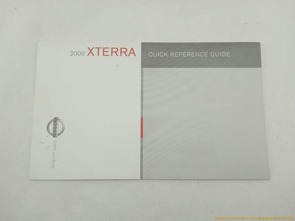 Nissan Xterra Owner's Manual