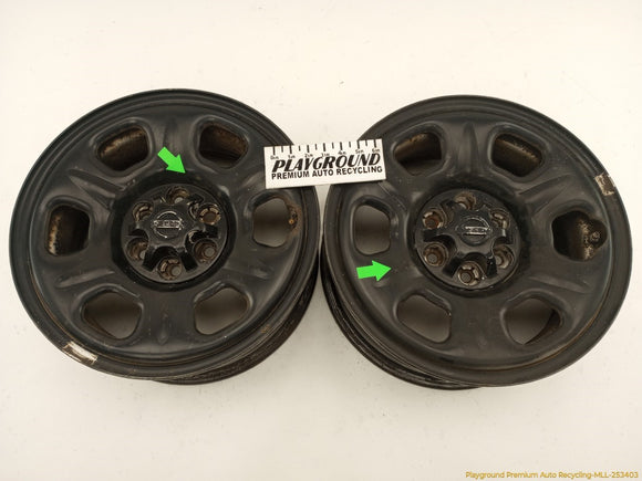 Nissan Xterra Pair Of Steel Wheels 6 Spoke