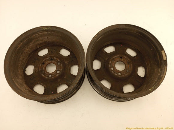 Nissan Xterra Pair Of Steel Wheels 6 Spoke