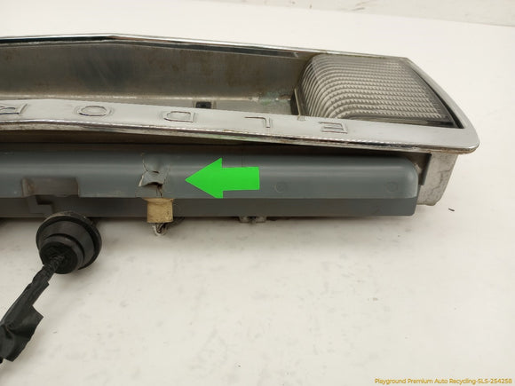 Cadillac Eldorado License Plate Lamp Trim