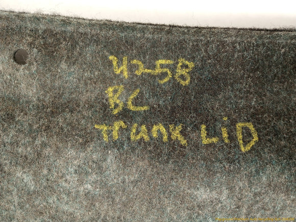 Cadillac Eldorado Trunk Lid Carpet