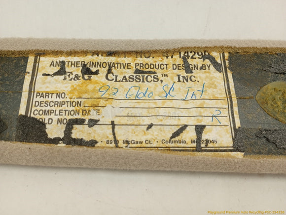 Cadillac Eldorado Pair Of Rear Quarter Trim