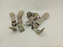 Cadillac Eldorado Set Of Rear Seat Belt Buckles & Upper Retractor-2