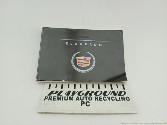 Cadillac Eldorado Owner's Manual