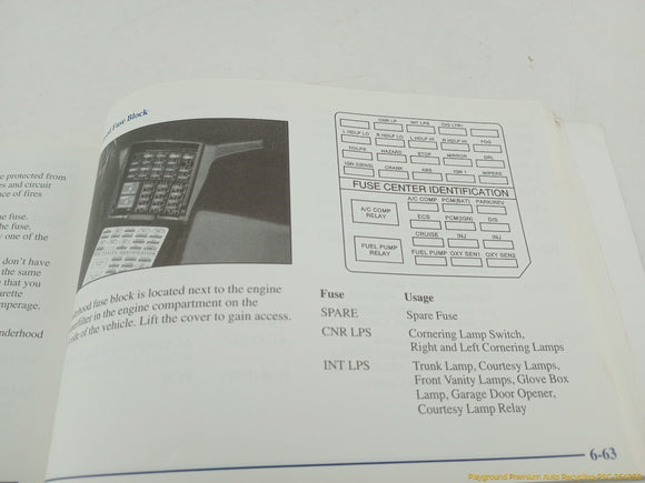 Cadillac Eldorado Owner's Manual