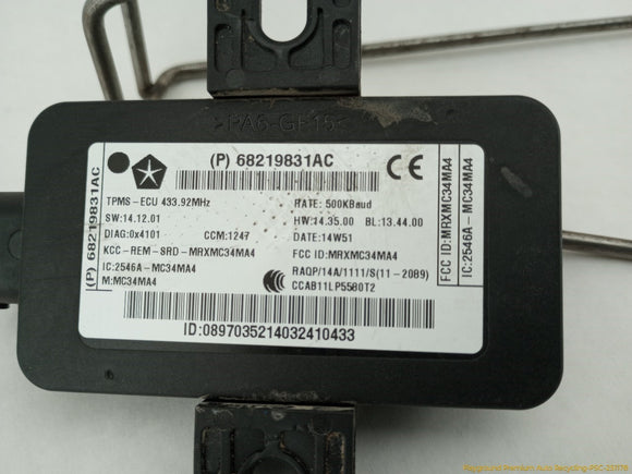 Dodge Durango Tire Pressure Monitoring System Control Module