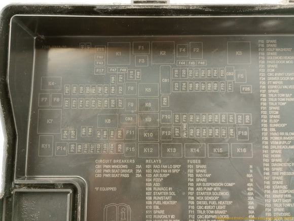 Dodge Durango Power Distribution Center Fuse Box