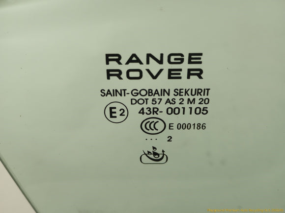 Land Rover Evoque Passenger Right Front Door Window Glass