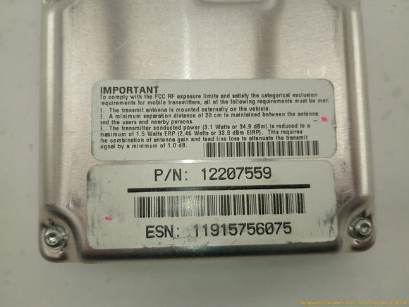 Cadillac Eldorado Communication Telematics Transceiver Module