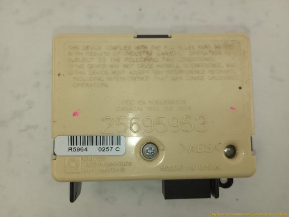 Cadillac Eldorado Theft Locking Control Module