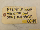 Land Rover Evoque Complete Set of Inner And Outer Door Seals And Trunk-12