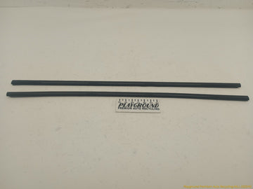 BMW 645CI Pair Of Front Door Window Sweep Trim