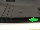 BMW 645CI Trunk Lid Sill Scuff Plate-8