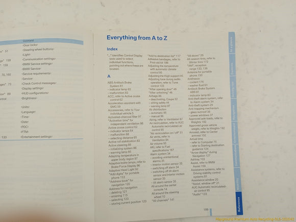 BMW 645CI Owner's Manual