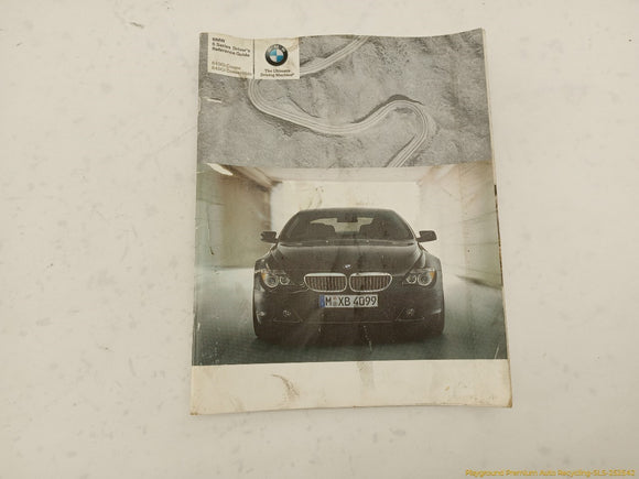 BMW 645CI Owner's Manual