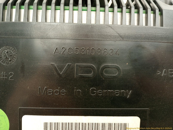 BMW 645CI Instrument Cluster Speedometer