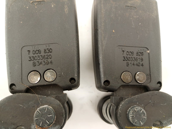 BMW 645CI Set Of Rear Seat Belt Retractors & Buckles