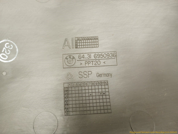 BMW 645CI Cabin Air Microfilter Housing Set