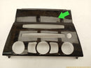 BMW 645CI Set Of 8 Dashboard & Center Console Bezel Trim-2