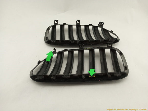 BMW 645CI Pair Of Front Bumper Kidney Grilles