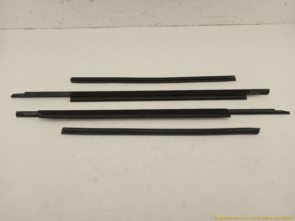 Audi A4 Allroad Set Of Front Door Window Sweep Trim