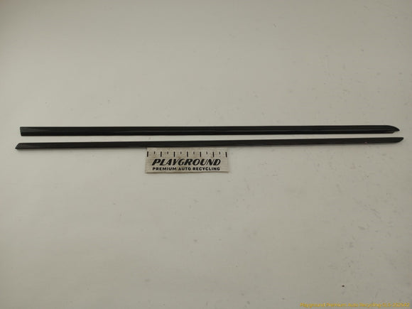 BMW 645CI Pair Of Rear Quarter Window Sweep Trim