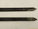 BMW 645CI Pair Of Rear Quarter Window Sweep Trim-9