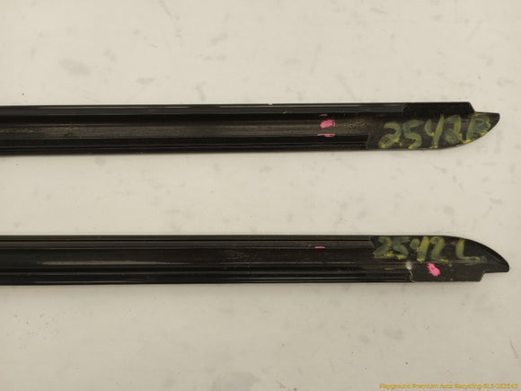 BMW 645CI Pair Of Rear Quarter Window Sweep Trim