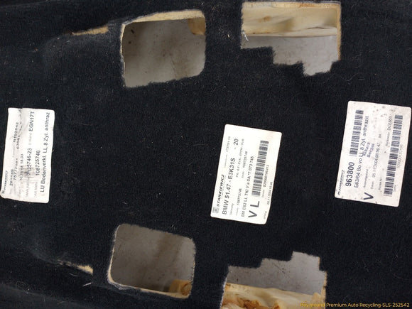 BMW 645CI Front Floor Carpet