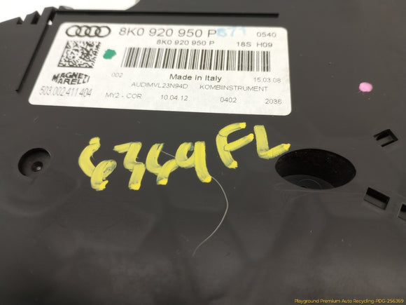 Audi A4 Allroad Instrument Cluster Speedometer