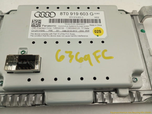 Audi A4 Allroad Information Display Screen