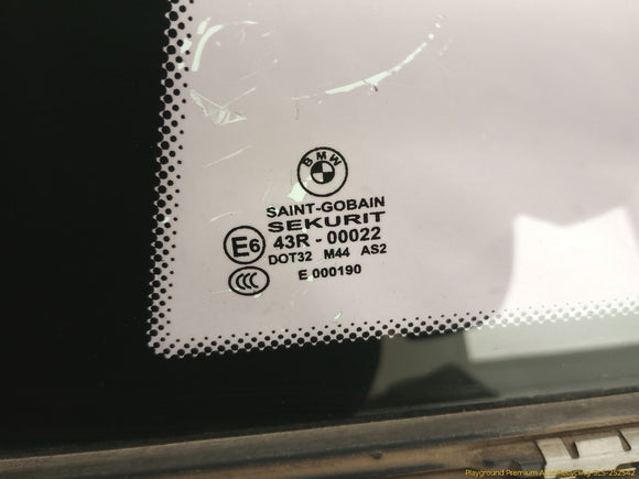 BMW 645CI Driver Left Rear Quarter Glass