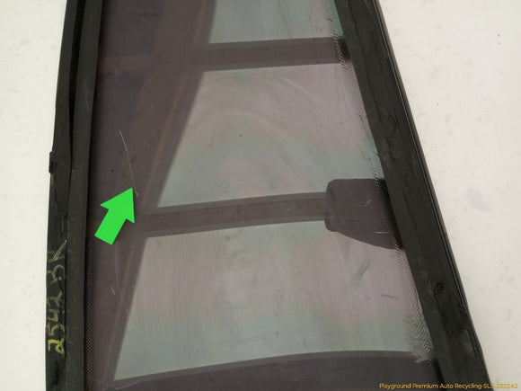 BMW 645CI Passenger Right Rear Quarter Glass