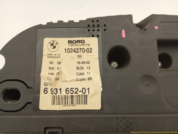 BMW Z4 **AS IS** Instrument Cluster Speedometer