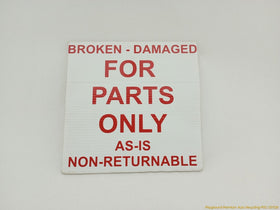 BMW Z4 **AS IS** Pair Of Rear Speaker Cover Grille Trim