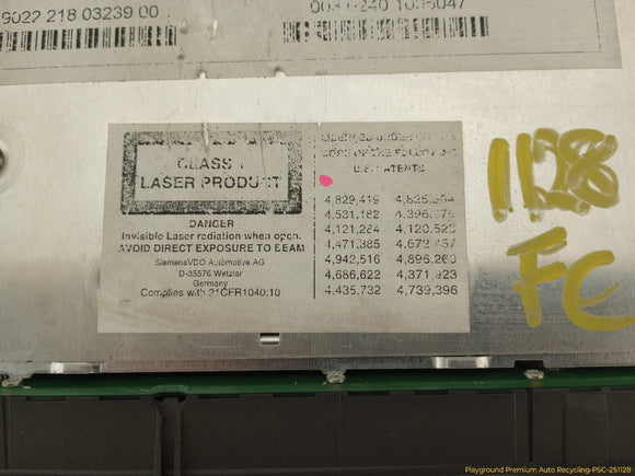 BMW Z4 Radio Audio CD Player