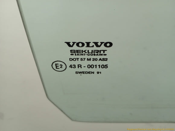 Volvo 240 Driver Left Rear Door Window Glass
