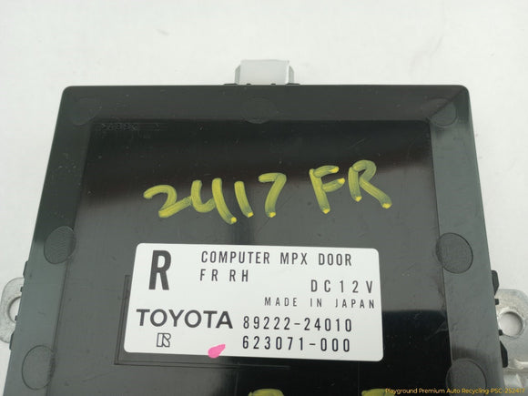 Lexus SC430 Front Right Multiplex Door Control Module