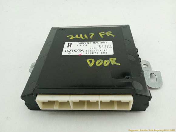 Lexus SC430 Front Right Multiplex Door Control Module
