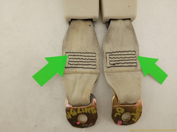 Lexus SC430 Pair Of Rear Seat Belt Buckles