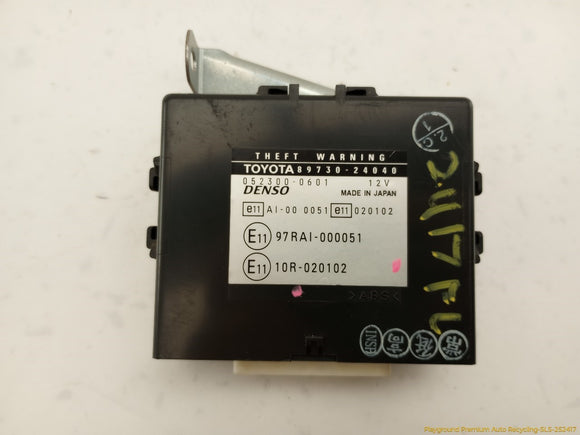 Lexus SC430 Anti-Theft Warning Alarm Control Module