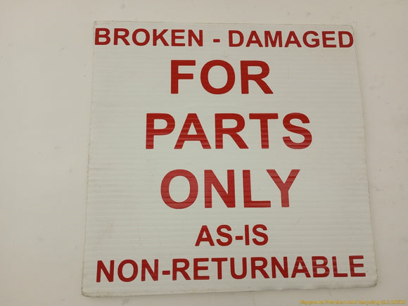 BMW Z4 **AS IS** Emergency Parking Brake Handle